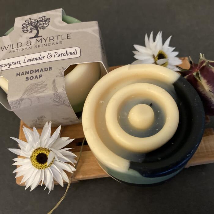 Lemongrass, Lavender and Patchouli (mini hand soap)