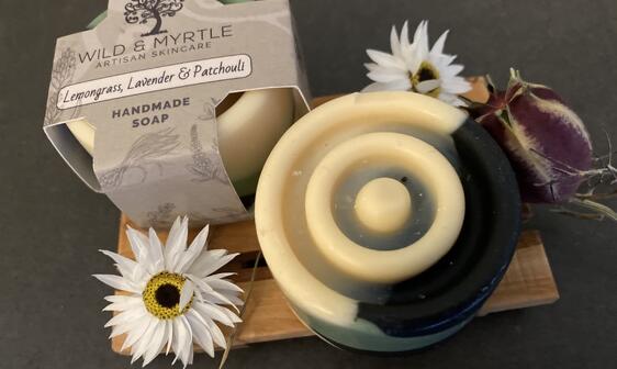 Lemongrass, Lavender and Patchouli (mini hand soap)