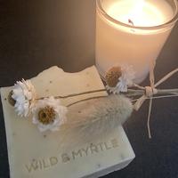 Roman Chamomile, Orange and Bergamot with Blue Poppy Seeds Handmade Soap