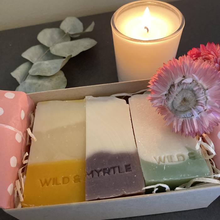 Trio of Mini Handmade Soaps