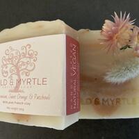 Rose Geranium, Sweet Orange and Patchouli Handmade Soap