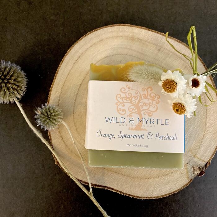 Orange, Spearmint & Patchouli Handmade Soap