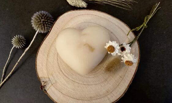 Roman Chamomile and Lavender (Chubby Heart)