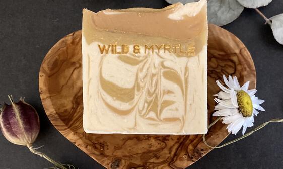 Lemon Myrtle & Frankincense Botanical Soap with Brazilian Yellow Clay