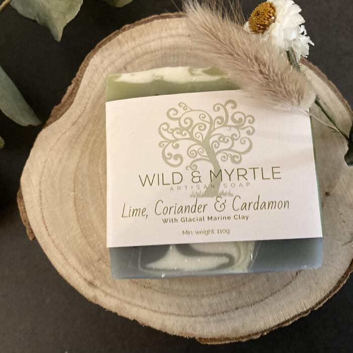 Lime, Coriander & Cardamom with Glacial Marine Clay Handmade Soap **Coming soon! Pre-order for despatch on 28 September **