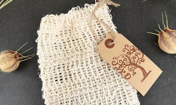 Natural Sisal Soap Pouch
