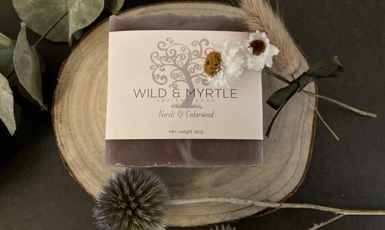 Neroli and Cedarwood with Alkanet Root and Kaolin Clay Handmade Soap