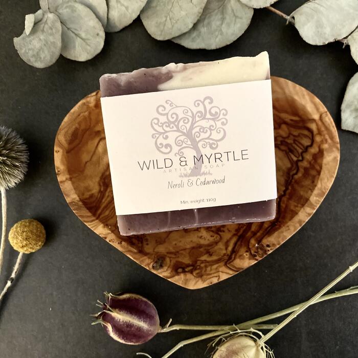 Neroli and Cedarwood with Alkanet Root and Kaolin Clay Handmade Soap