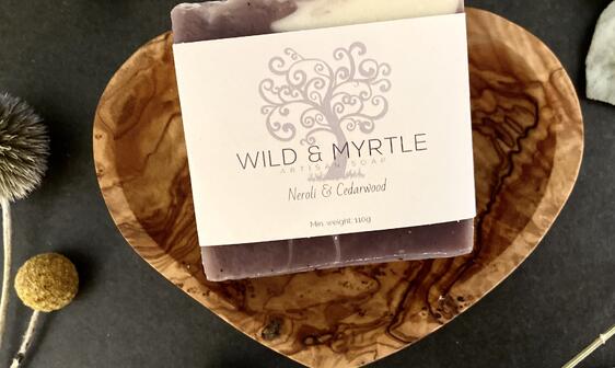 Neroli and Cedarwood with Alkanet Root and Kaolin Clay Handmade Soap