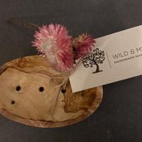 Oval Olive Wood Soap Dish