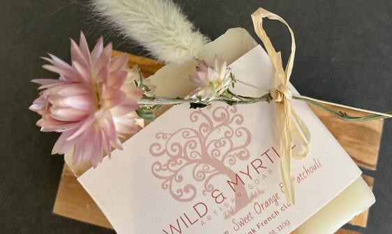 Rose Geranium, Sweet Orange and Patchouli Handmade Soap
