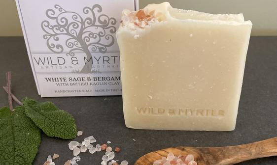 White Sage & Bergamot with British White Kaolin Clay